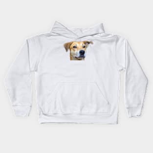 dog face Kids Hoodie